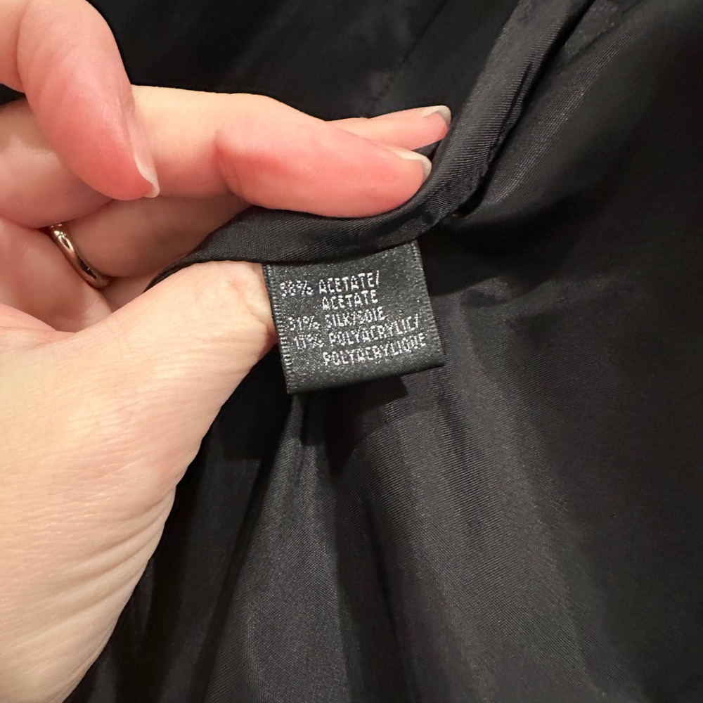 Lafayette 148 New York Black Textured Blazer - Picture 6 of 7